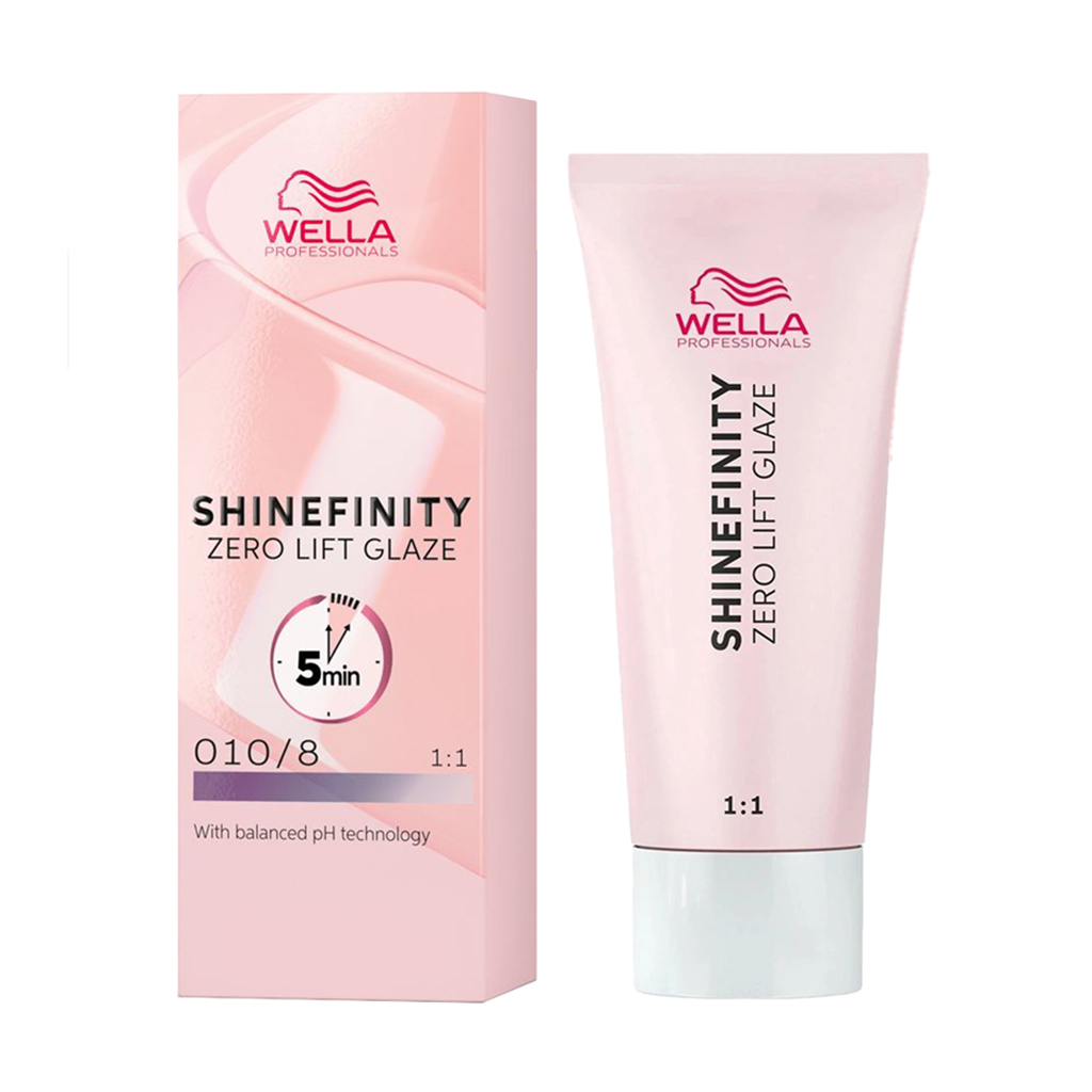 Напівперманентна фарба для волосся Wella Professionals Shinefinity Zero Lift Glaze 010/8 Opal Flash, 60 мл