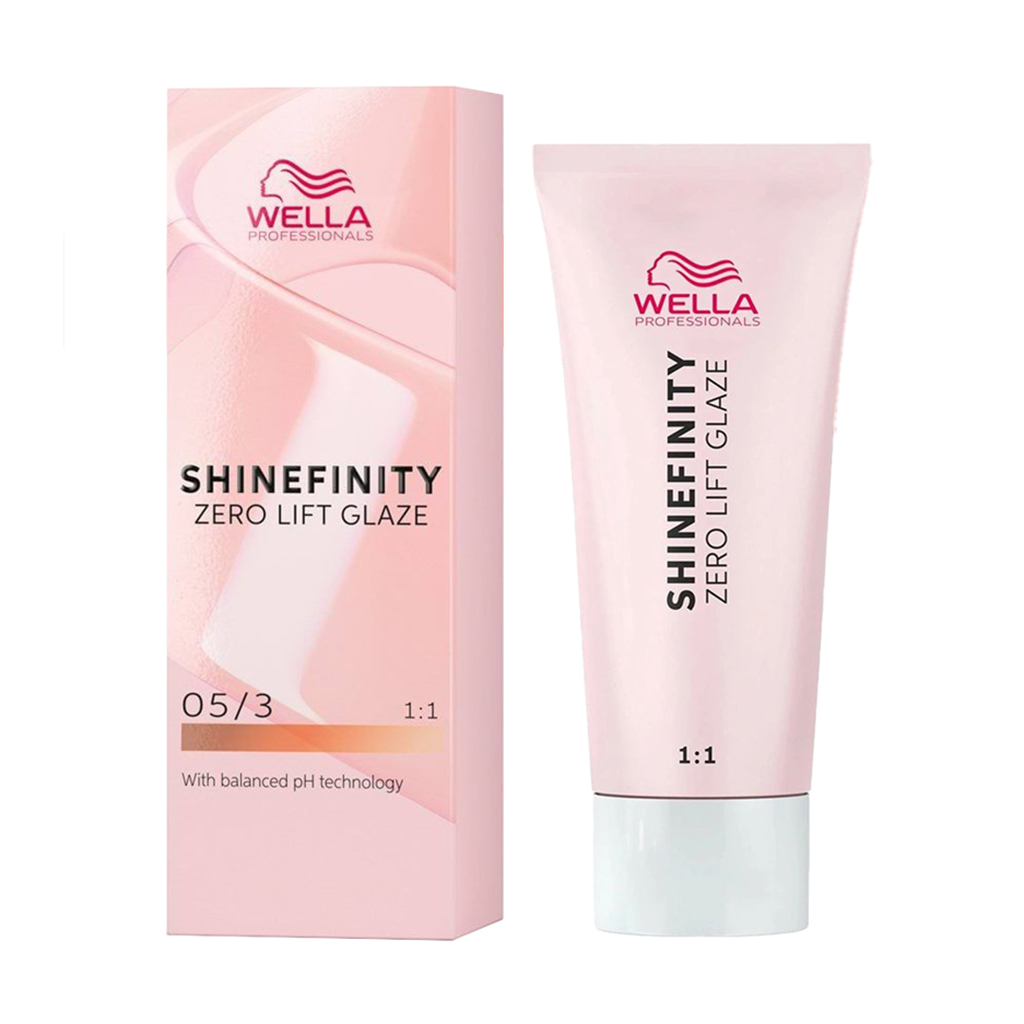 Напівперманентна фарба для волосся Wella Professionals Shinefinity Zero Lift Glaze 05/3 Honey Chocolate, 60 мл